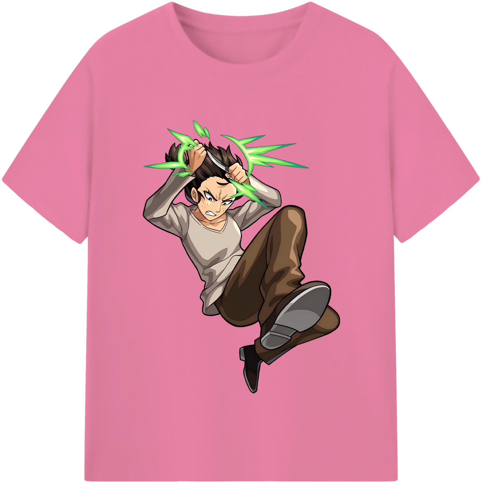 （画像用） 進撃の巨人 Attack on Titan 綿100％半袖Tシャツ（フロントプリント）